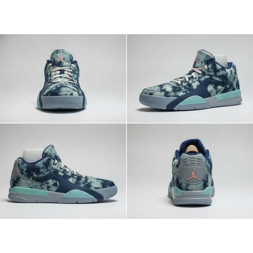 Jordan Tatum 2 Denim Blue Acid Wash Basketball Shoes HJ4420-400 Mens 11